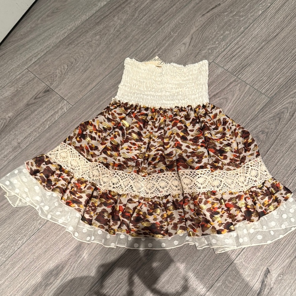 CAPPUCCINO ST BARTH Leopard Print Women's Skirt